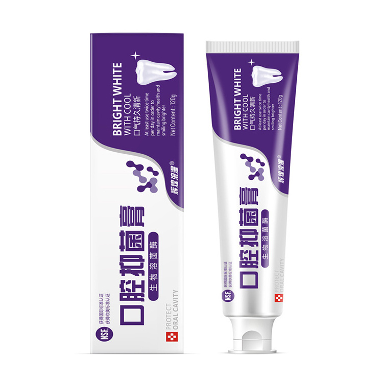 Best Dentifrice Own Brand Toothpaste Manufacturers go to Bad Breath Oral Bacteriostatic Toothpaste OEM