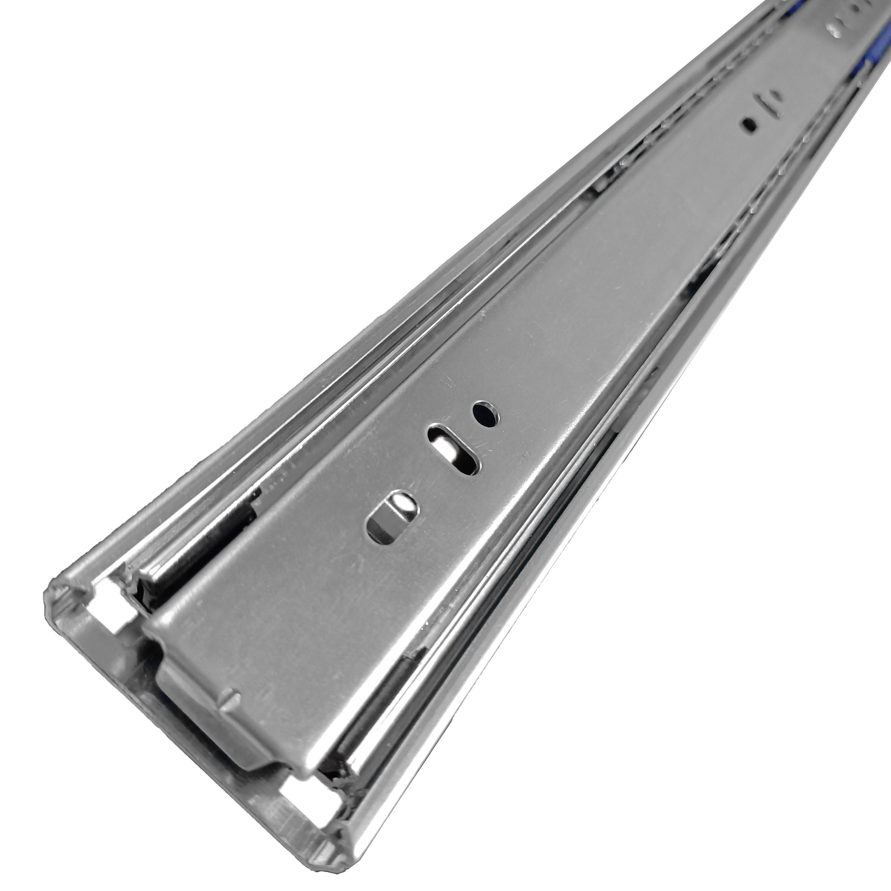 ball bearing undermount Table drawer hydraulic soft close slide for telescopic channel Furniture hardware runner rail guide