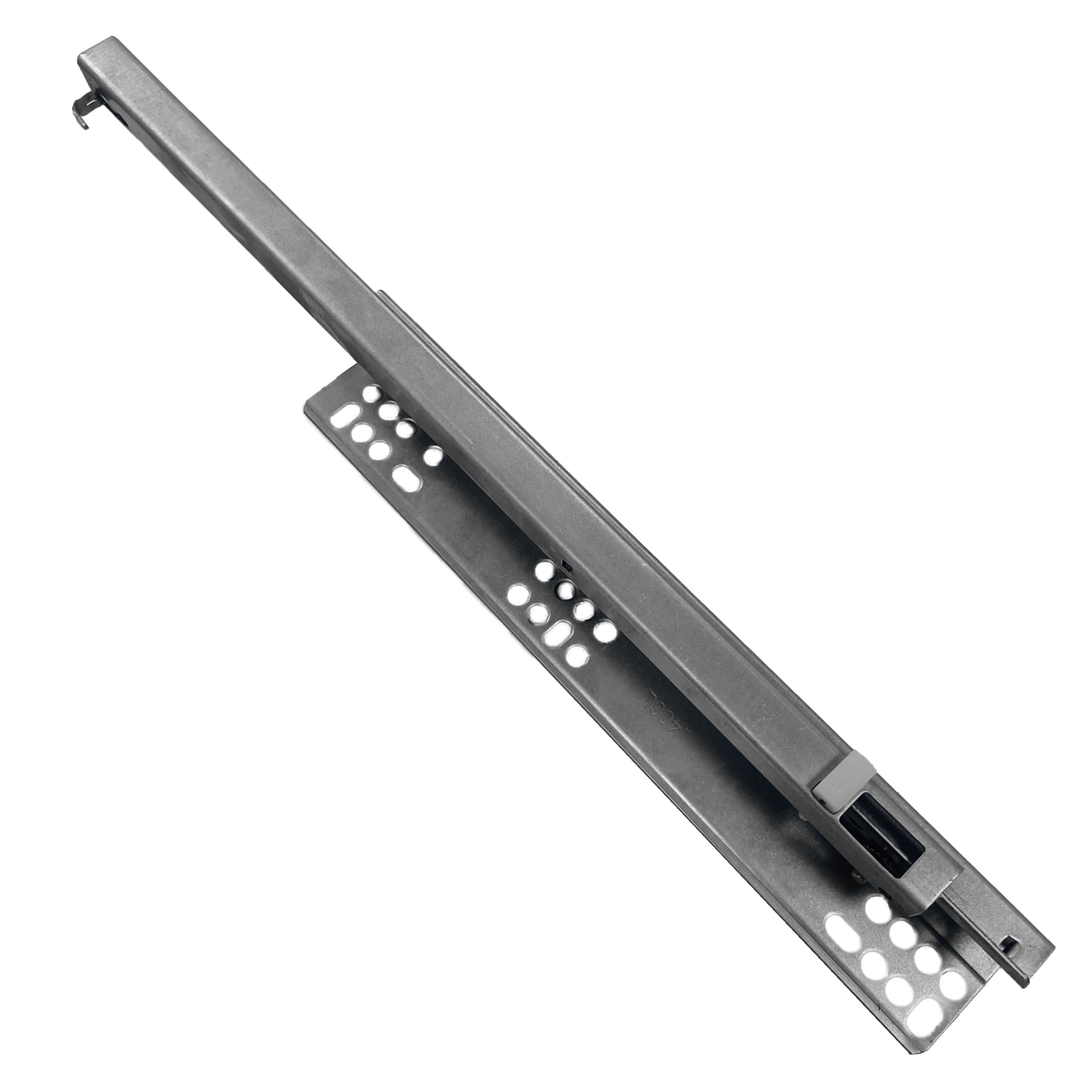 2 Fold Telescopic Channel Cabinet Drawer Slide Rails Soft Close Full Extension Undermount Concealed Slide