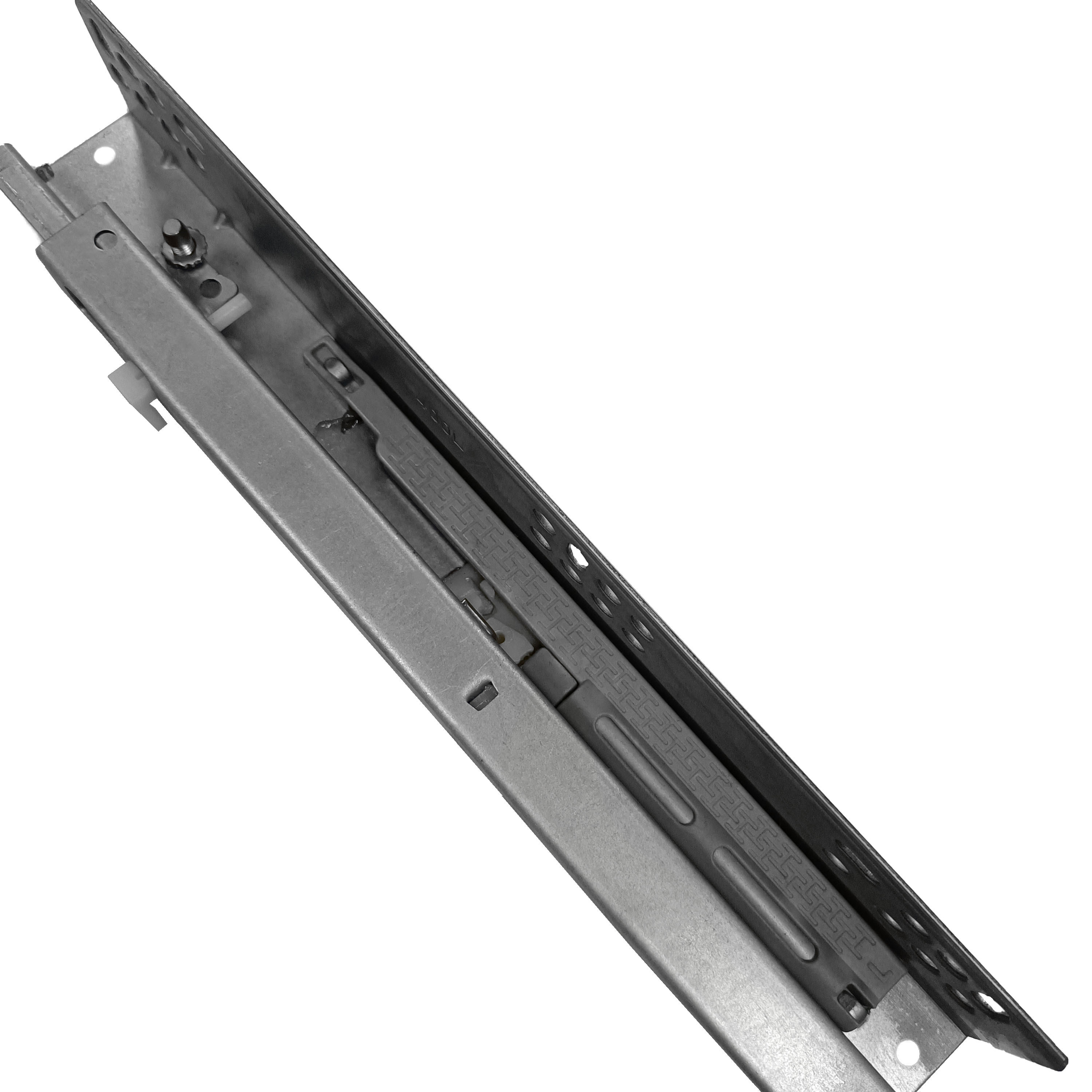 2 Fold Telescopic Channel Cabinet Drawer Slide Rails Soft Close Full Extension Undermount Concealed Slide