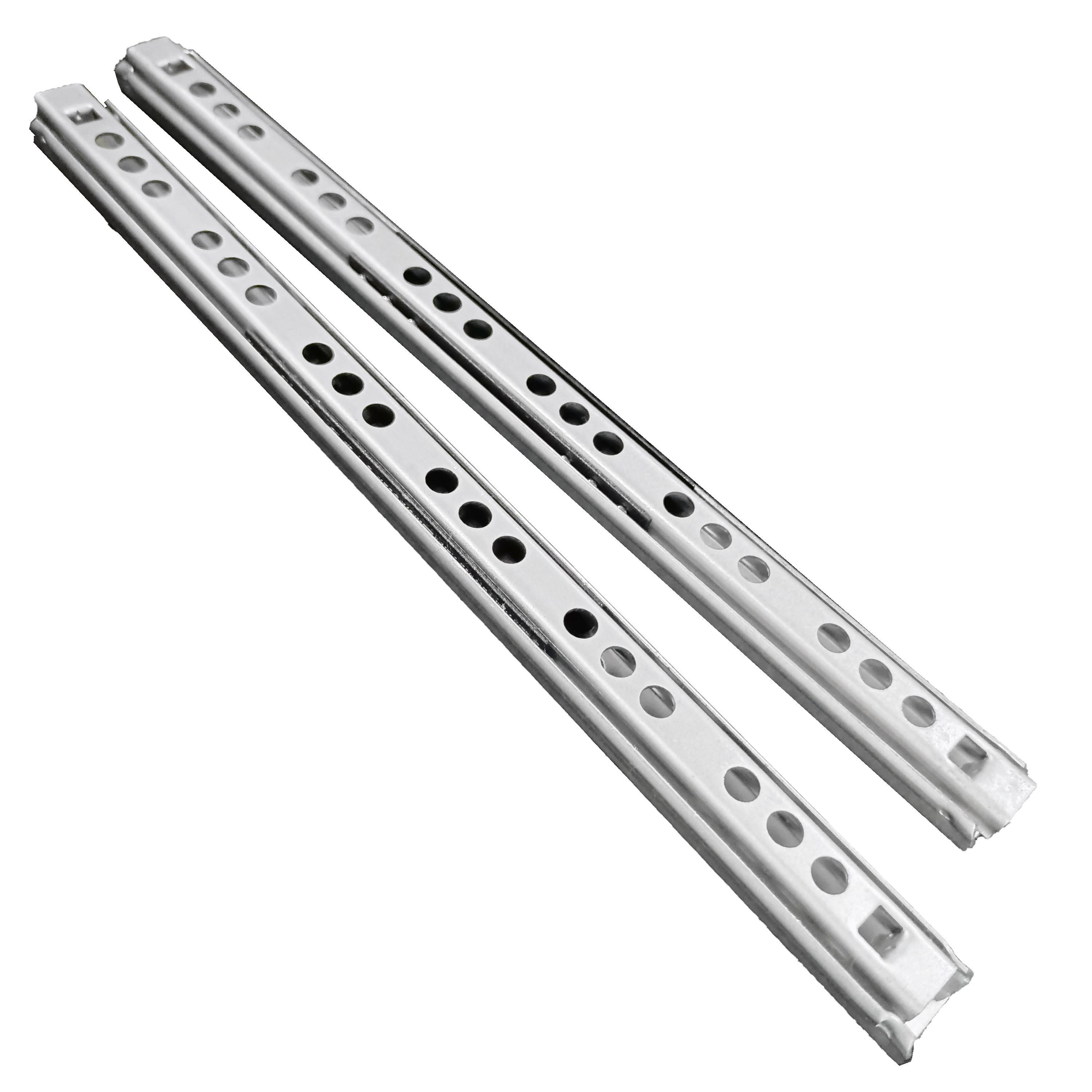 Factory Supply 17mm Wide Full Extension Rails Two-Way Pull Telescopic Channel Heavy Duty Dual Purpose Drawer Slides