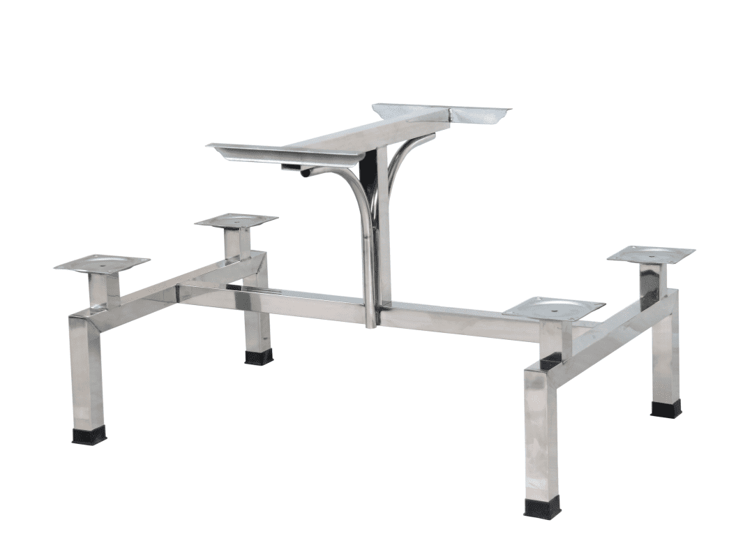 Table Base Square Frames Industrial Restaurant Desk Cast Stainless Steel Bench Coffee Dining Furniture Legs Metal Table Bases