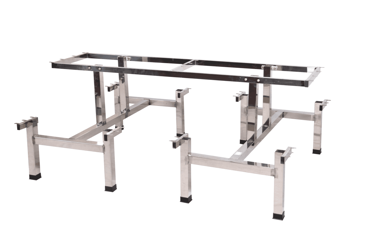 Table Base Square Frames Industrial Restaurant Desk Cast Stainless Steel Bench Coffee Dining Furniture Legs Metal Table Bases