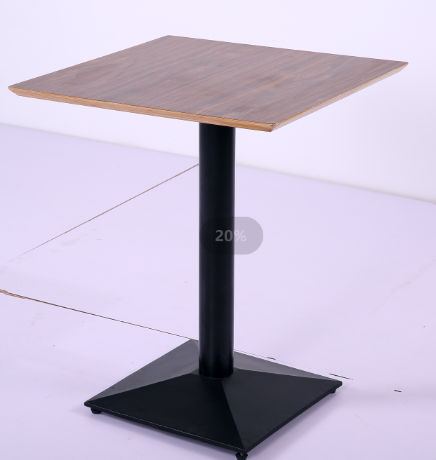 Fast Food Shop Dining Bent Plywood Tables And Chairs Wooden Soft Bag Restaurant Table Chairs