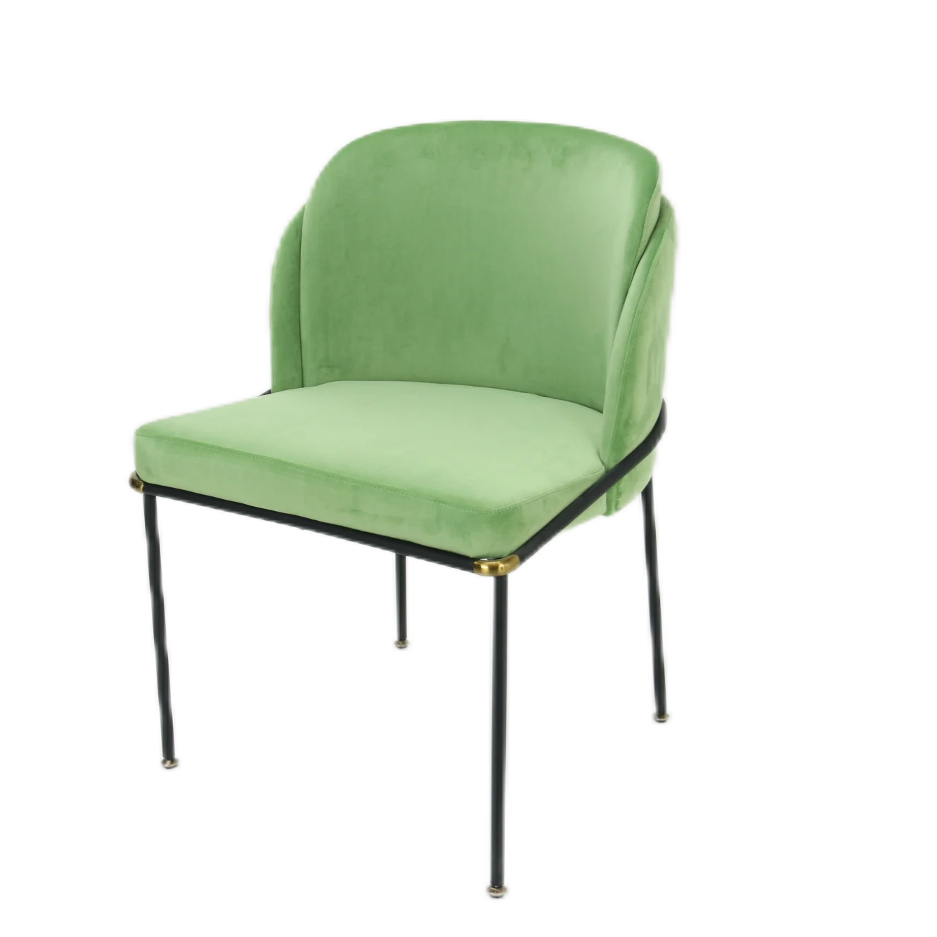 Modern Commercial Chairs for Hotel Dining Area Restaurant coffee shop Cafeteria Stainless Steel Frame Velvet PU Leather Fabric