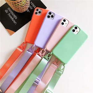 For iphone 14 case, New Designer Phone Sets for iphone 12 11 14 Pro Max XS XR SE 2020 Necklace Cell Phone Case with Lanyard