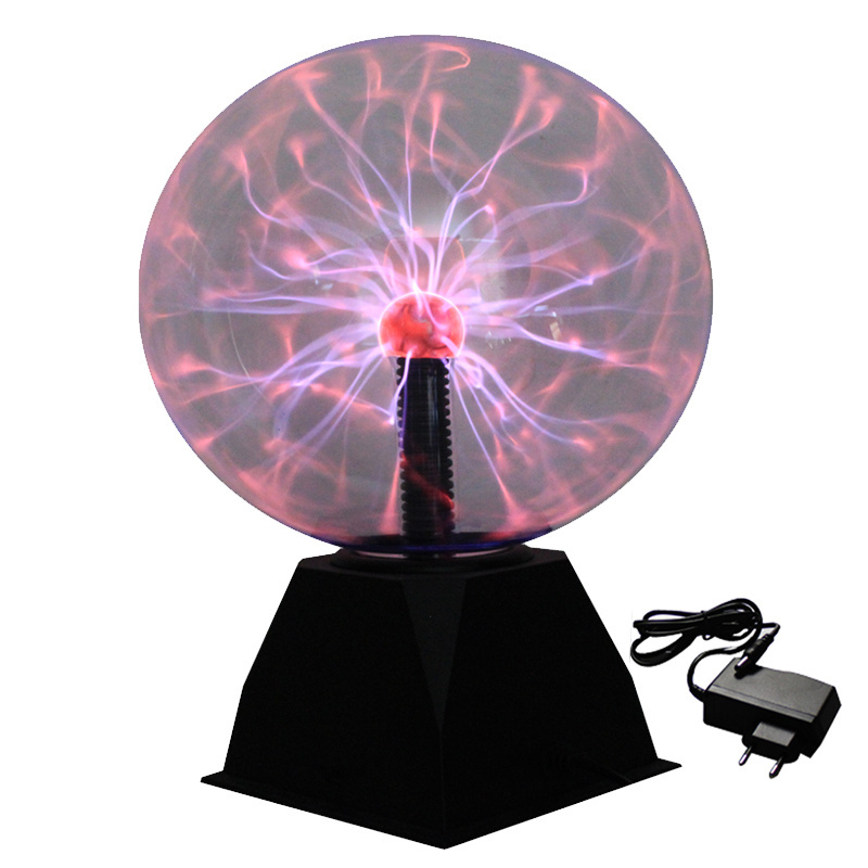 Hot selling 5/6/8inch 220V Magic Plasma Ball Table Night Light Touch Sensitive Sphere Lamp