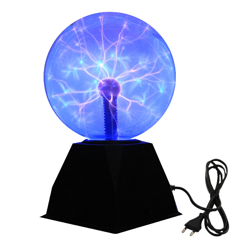 Hot selling 5/6/8inch 220V Magic Plasma Ball Table Night Light Touch Sensitive Sphere Lamp