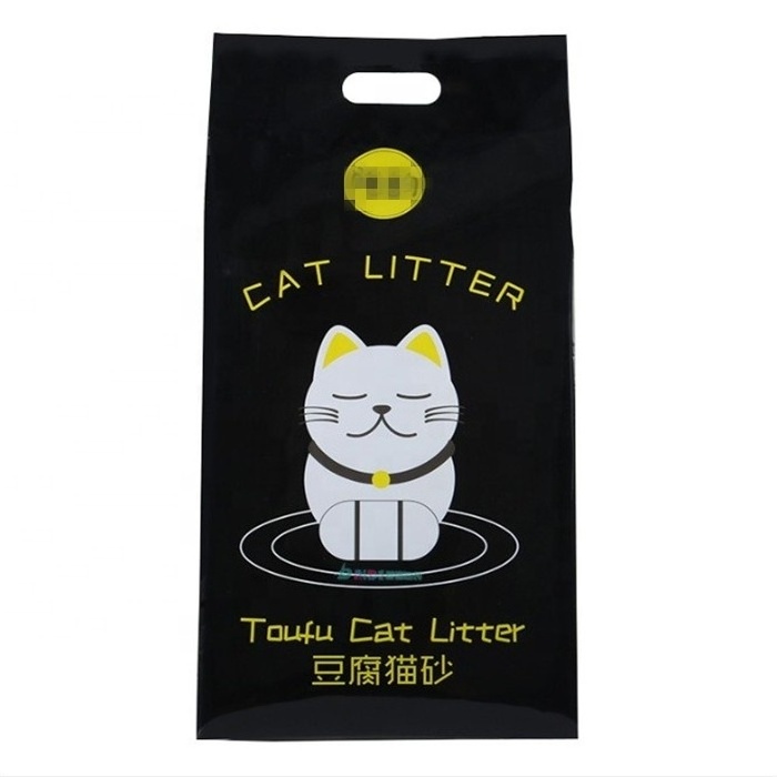 food grade Side Gusset Pet Cleaning Plastic Bag Cat litter bag for Cat Litter Packaging