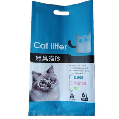 food grade Side Gusset Pet Cleaning Plastic Bag Cat litter bag for Cat Litter Packaging