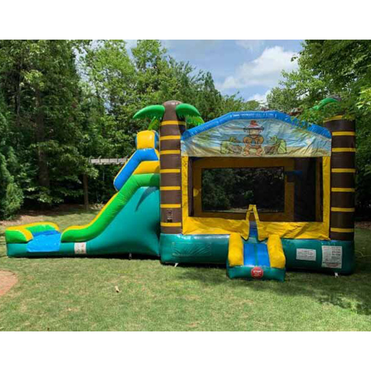 2023 Commercial Kids Playground Obstacle Toboggan Gonflable Bouncy Water Slide Combo Bounce House