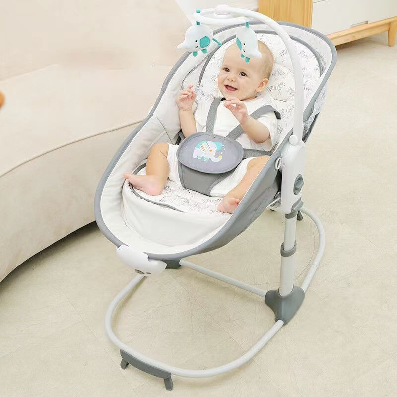 Mastela Adjustable Bouncer Chair with Vibration Music Box Baby Swing Cradle Swing Can Be Used as a Basket for Baby Strollers