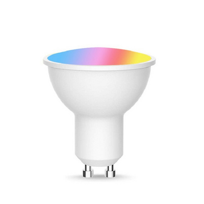 5W GU10 Tuya Wifi Smart Lamp Remote Colourful RGB Light Dimmable Alexa Inteligente Lightbulbs Wifi Led Smart Bulb Alexa Google