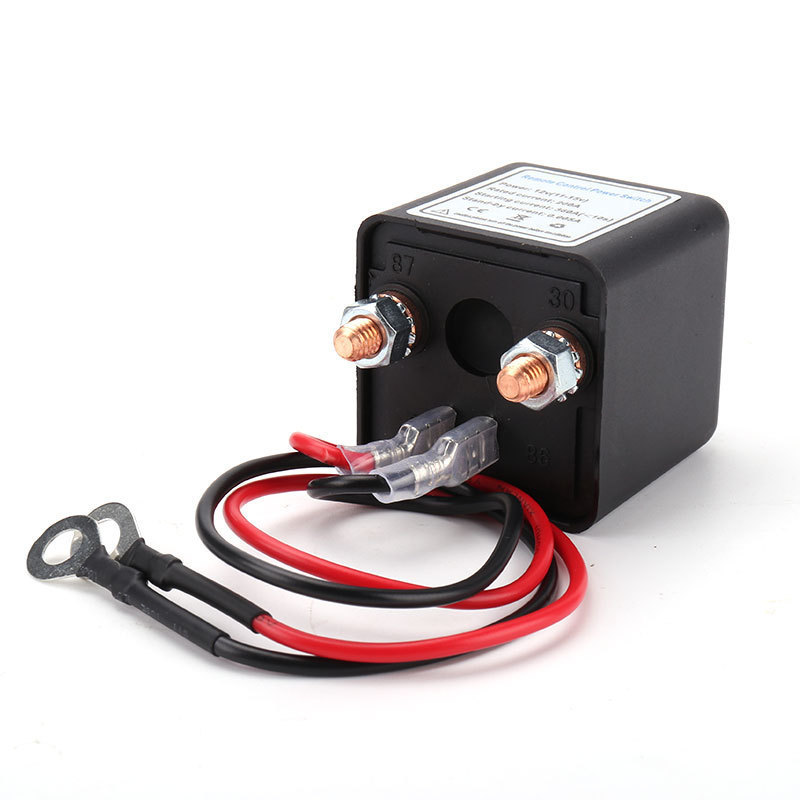 Cut Off Switch Remote Control 12V 250A Kill Switch Remote Battery Disconnect Switch for Car Truck Boat Automatic Power Shut Off