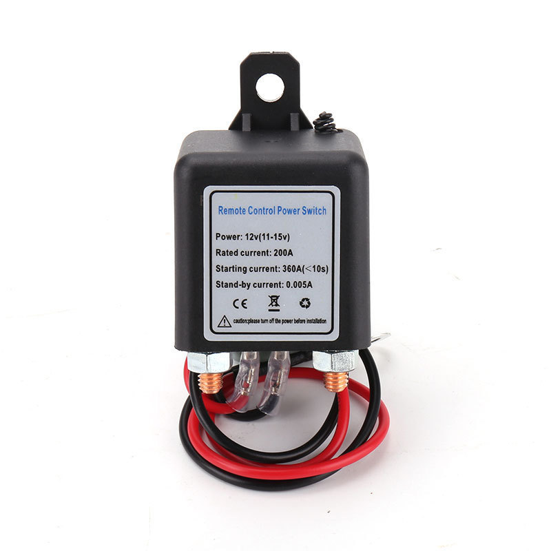 Universal Battery Switch Relay Wireless Remote Control Disconnect Cut Off Isolator Master Switches 12V 24V 200A