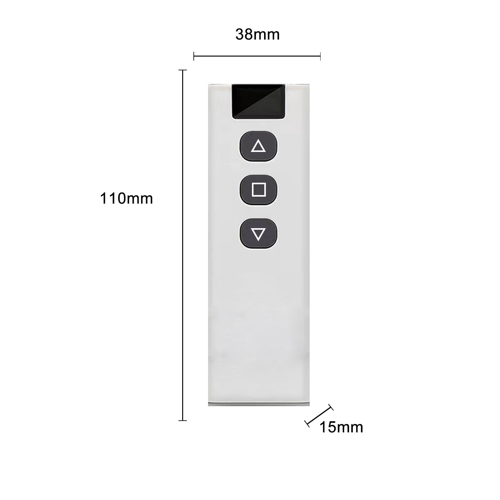 Remote Control RF433MHz Radio Frequency Wireless Remote Control Clothes Pole Garage Door Positive and Negative Transmitter