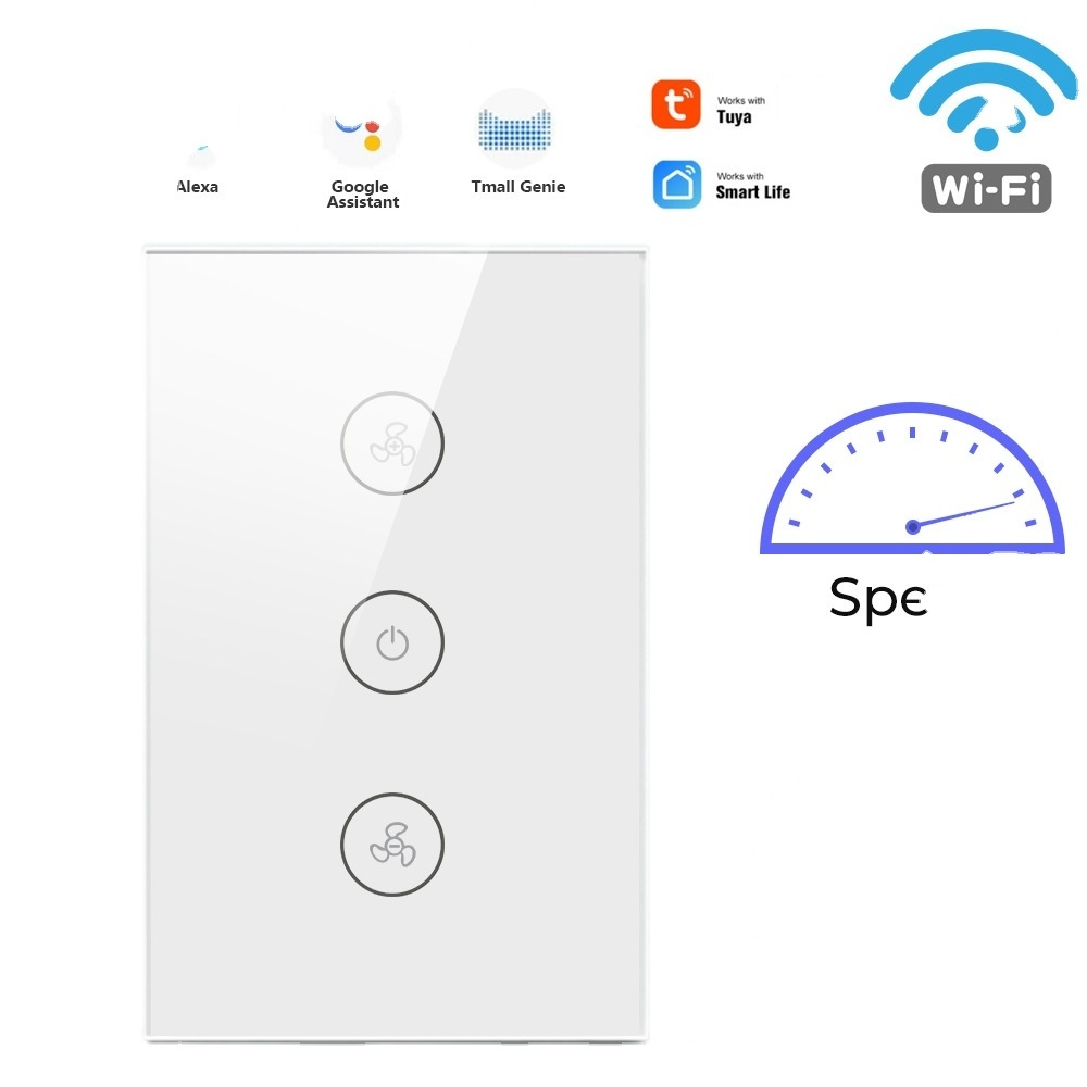 Tuya Smart Life App Remote Control WiFi Ceiling Fan Speed Regulator Switch RC fan switch