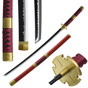 Katana Sword Popular Anime  One Piece Roronoa Zoro  Kitetsu Samurai Wooden Blade Sword For Cosplay