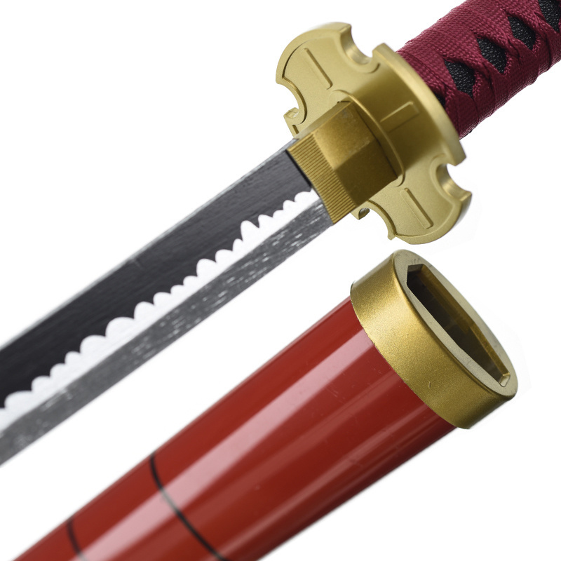 Katana Sword Popular Anime  One Piece Roronoa Zoro  Kitetsu Samurai Wooden Blade Sword For Cosplay