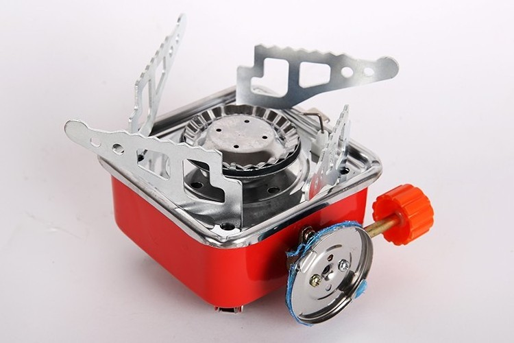 Mini Outdoor Hiking Foldable Stainless Steel Spare Parts Camping Gas Oven