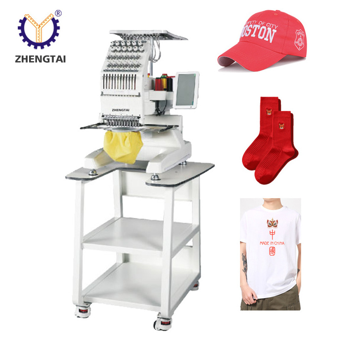 Zhengtai Apparel Machinery New 12/15 Colors Single/2/3/4/5/6/12 Heads Embroidery Machine