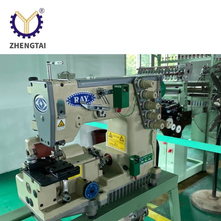 High Speed Professional Machines Industrial Stitching Taking Webbing Nylon Zipper Sewing Machine