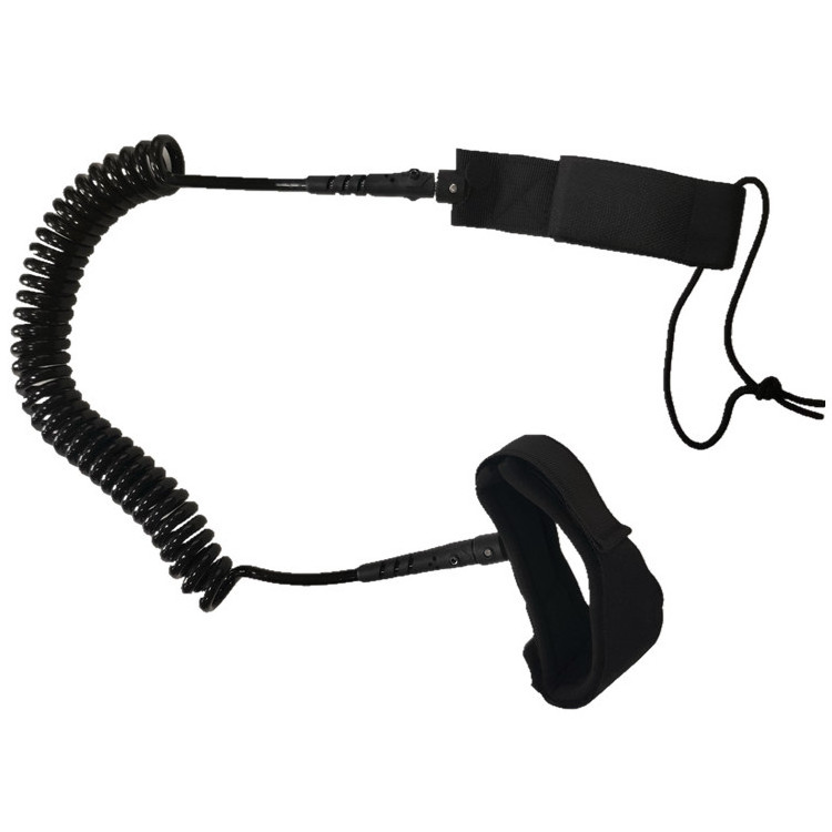 TPU Coiled Paddle Leash For Kayak Paddle