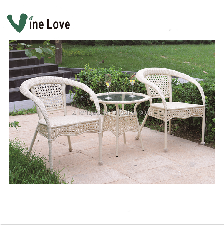 High Quality Morden White Old Dining Heavy-Duty Restaurant Chairs And Table Garden Outdoor Set Patio