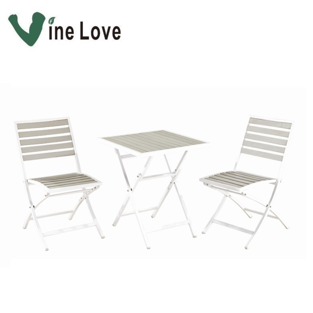 new modern design high quality outdoor balcony table chair set foldable chair table