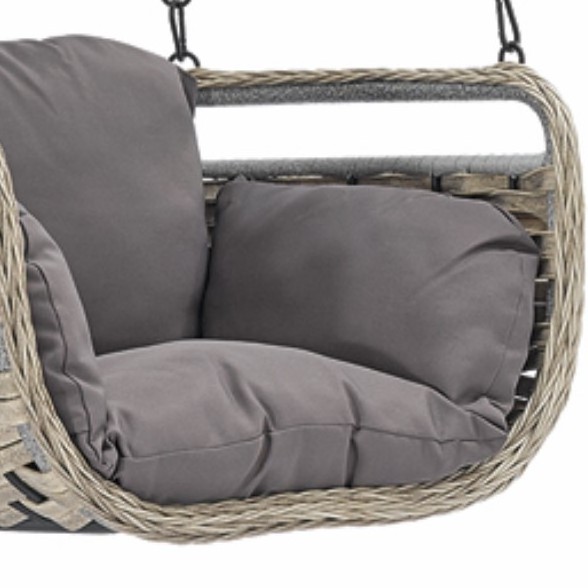 Antique garden rattan patio swing