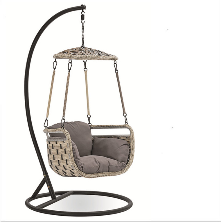 Antique garden rattan patio swing