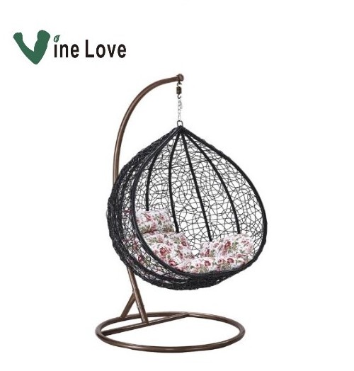 High quality Patio Rattan Garden Wicker Outdoor Furniture Outdoor Hammock Egg Hanging Swing Chair