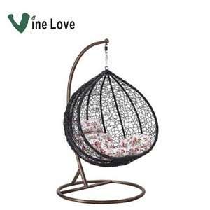 High quality Patio Rattan Garden Wicker Outdoor Furniture Outdoor Hammock Egg Hanging Swing Chair