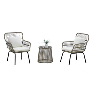 Wholesale Outdoor PE Rattan Table and Chair Set Garden Set  New Design Patio Furniture for Outdoor Using