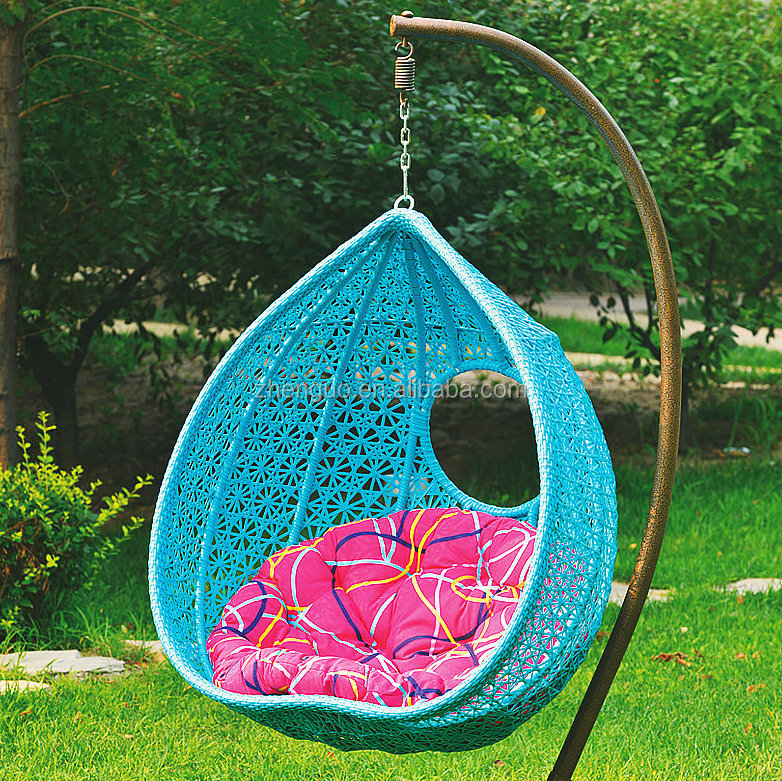 Elegant comfortable rattan hanging swing beauti basket relax chair