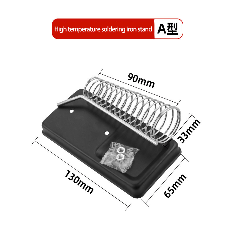 Portable Detachable Metal Soldering Iron Stand with Sponge Electric Power Source Solder Station Welding Application