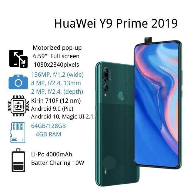 Bulk sale 4G 5G second-hand phone for huawei Y9 prime high quality unlocked used android mobile phone