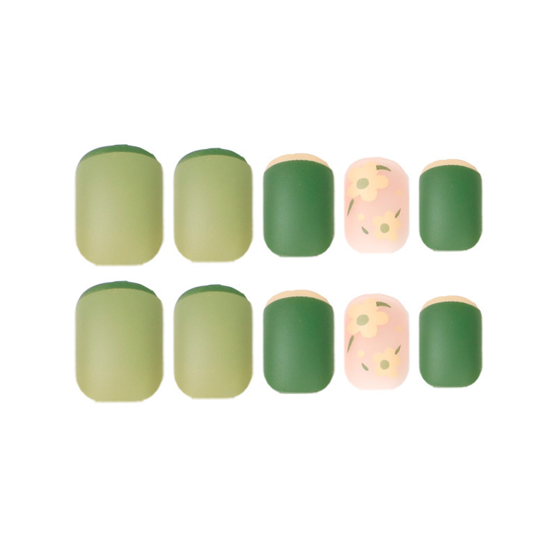 Custom Press On Nails Colorful Artificial Fingernails Nails With Glue Fake Nails For Kids