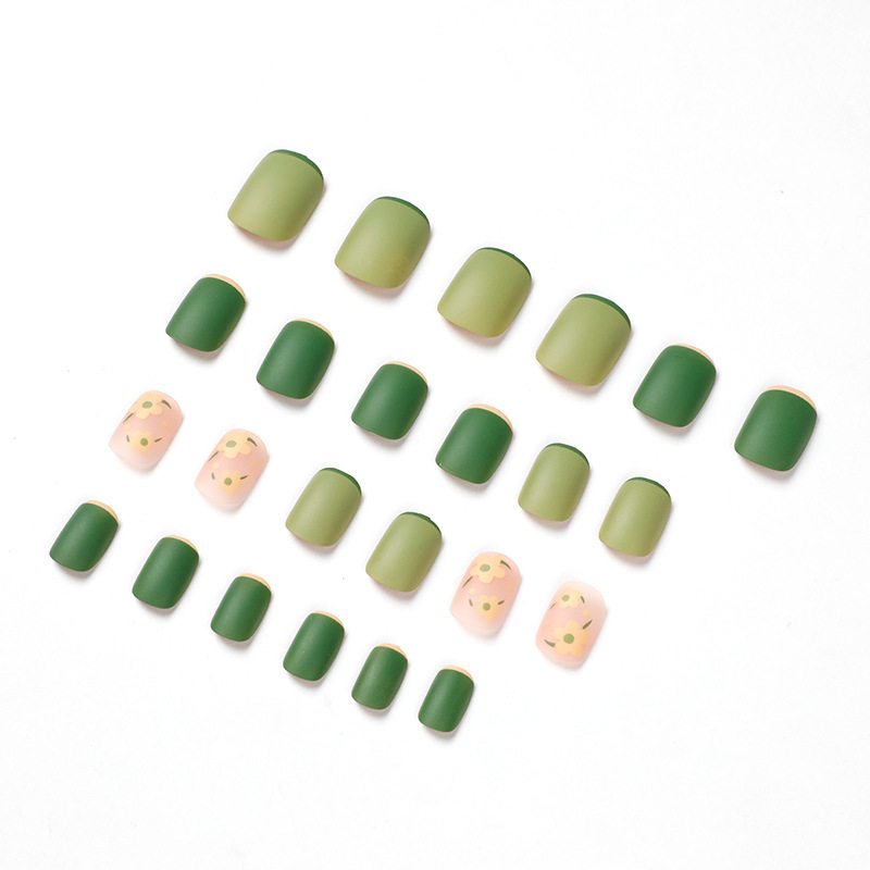 Custom Press On Nails Colorful Artificial Fingernails Nails With Glue Fake Nails For Kids