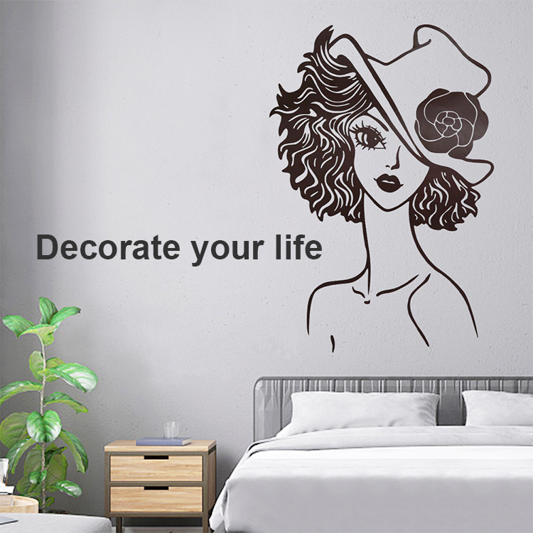 Children's Room Home Decoration PVC Decal Peony Rose Flower Wall Stickers Home Decor For Kids Room wall sticker decoration