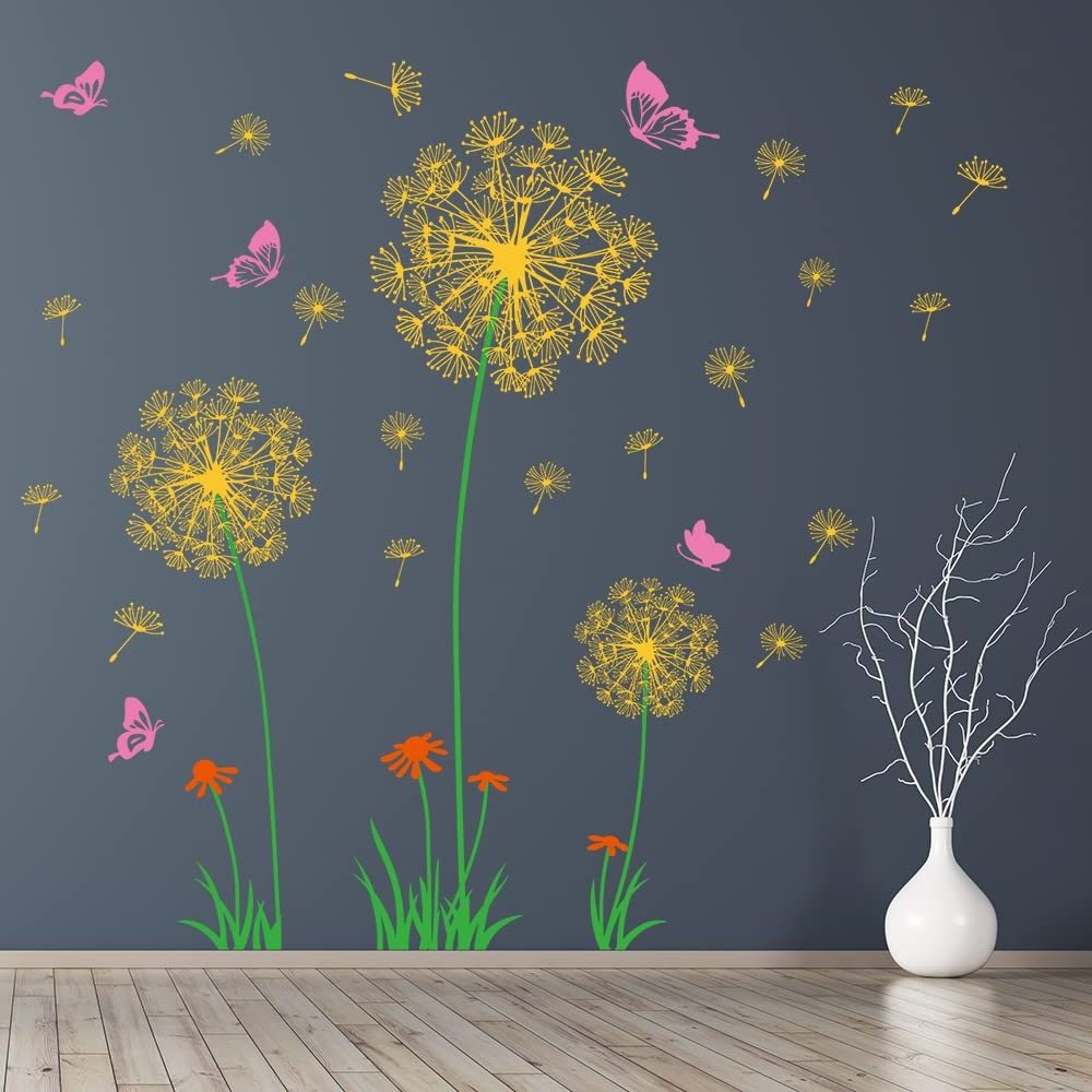 Wholesale Custom Colored Flowers Wall Stickers Romantic Flower Wallpaper 3d Background Large Size Wall Sticker