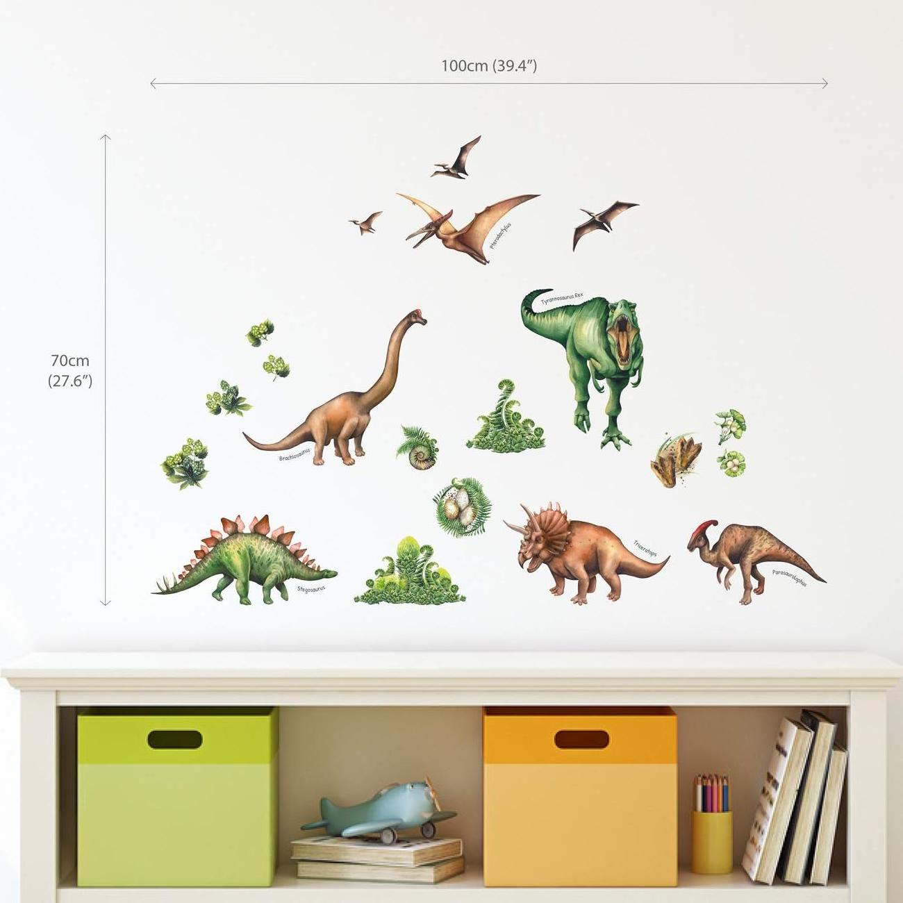 Removable Cartoon Jungle Animals Kids Wall Decoration Stickers Wall Decals