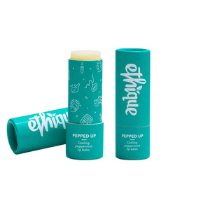 Biodegradable Material Cardboard Custom Chapstick Tube Custom Lip Gloss Squeeze Tubes Empty Lip Balm Tubes