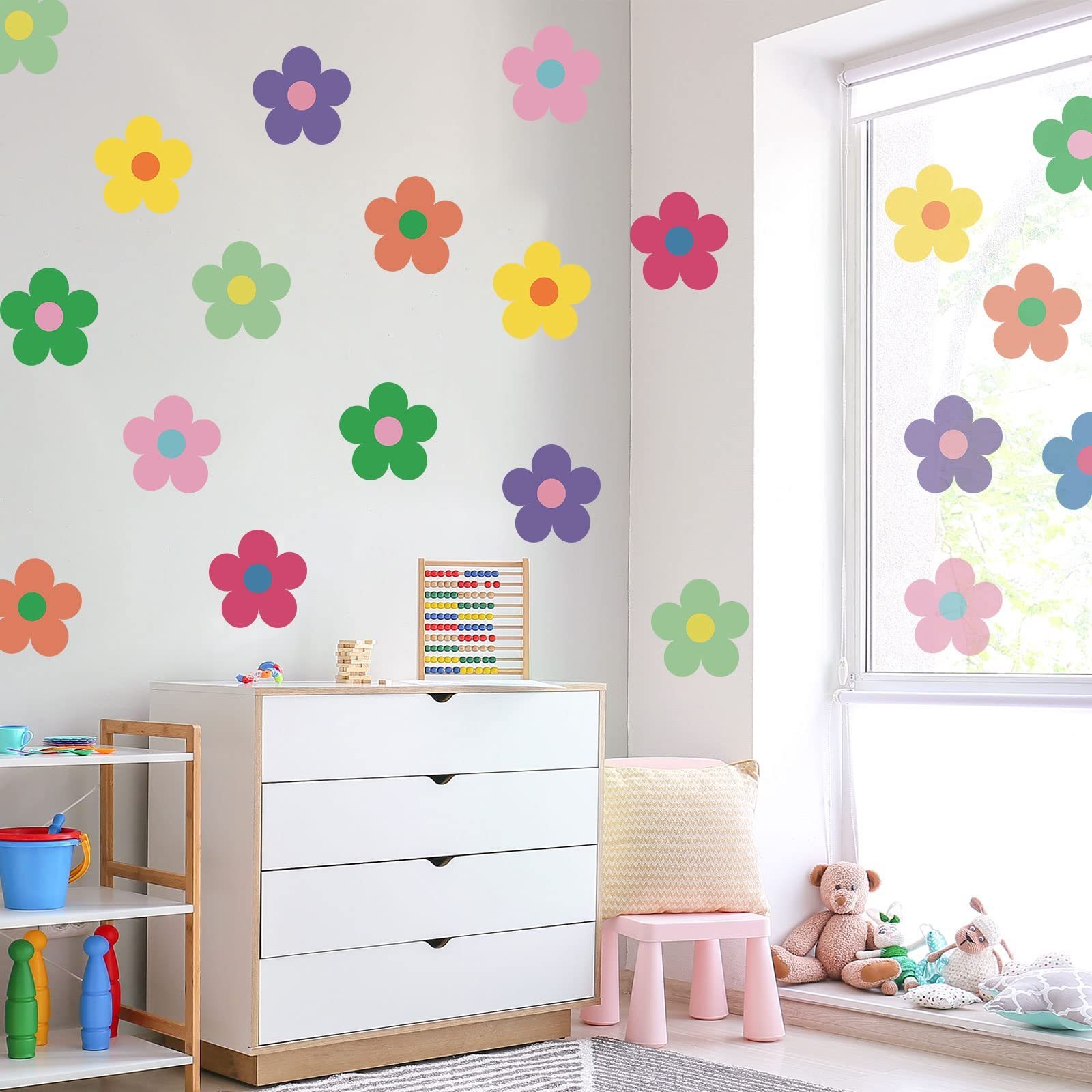 Wholesale Wall Sticker Decal for Home Living Custom Design DIY Decorative Rainbow Dots Wall Sticker