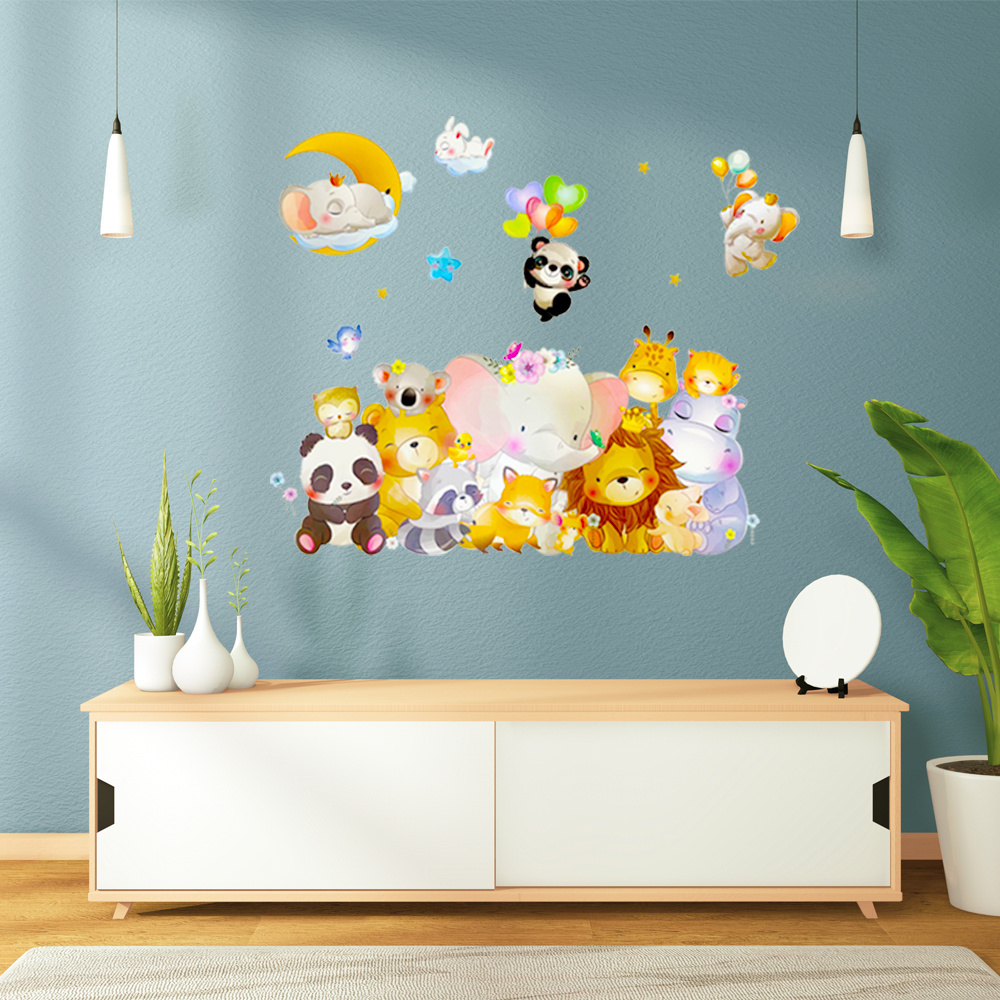 Custom Self-adhesive Wall Decals for Kids Bedroom Nursery Classroom Party Decor Custom Business Wall Stickers