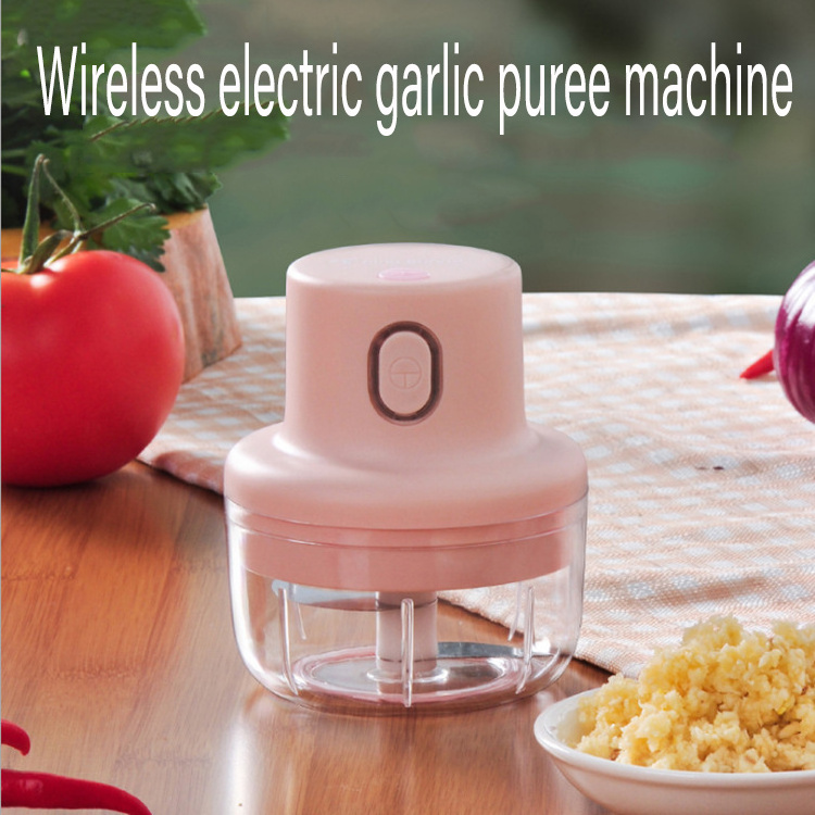 Kitchen Electric Quick Wireless Hand Mini Food Chopper Processor Automatic Meat Grinders