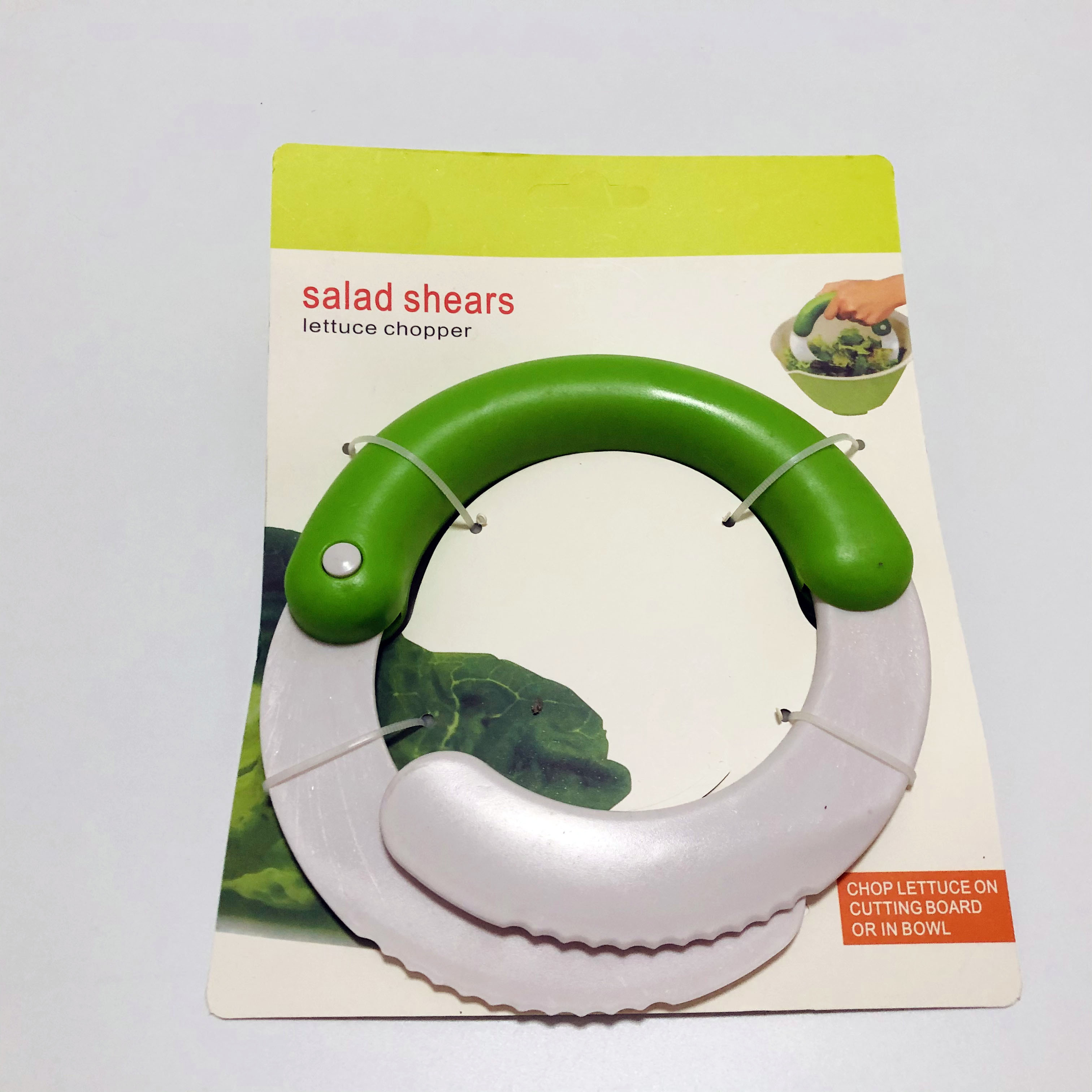 Plastic Salad Shears Vegetable Lettuce Chopper Plastic Knife Kitchen Tool