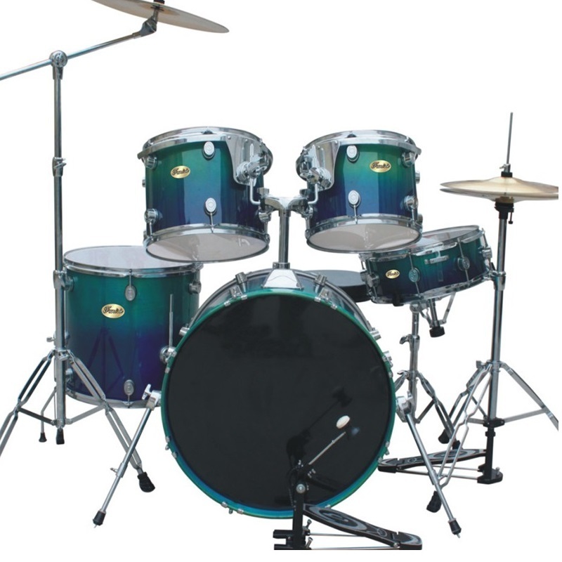 Hot Sale Best Quality Acoustic Rock 5 Pieces Drum Set For Hot Sale Professional Design Oem Logo