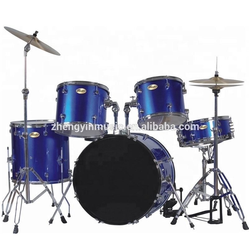 2021 Hot Sale Musical Instruments Five Drums Five Cymbals Drum Set