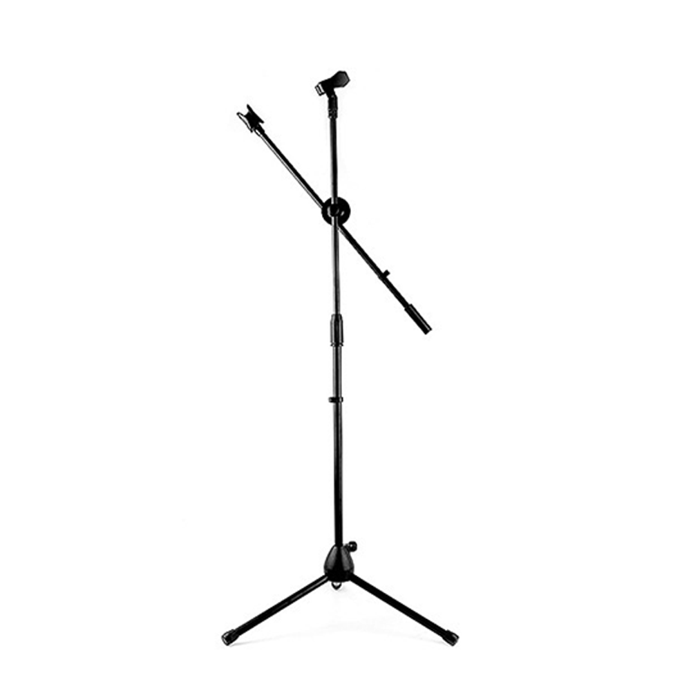 Adjustable height Black Microphone accessories microphone stand floor tripod microphone stand Cheap factory